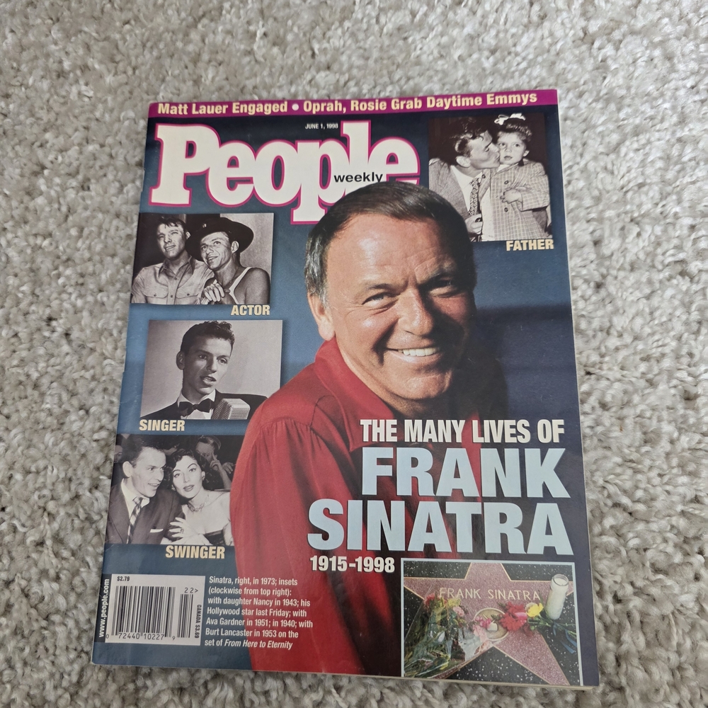 People Weekly Magazine - Frank Sinatra Cover (Red Shirt)